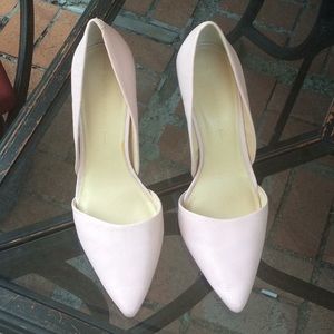 Banana Republic Adelia Baby Pink Leather Pump
